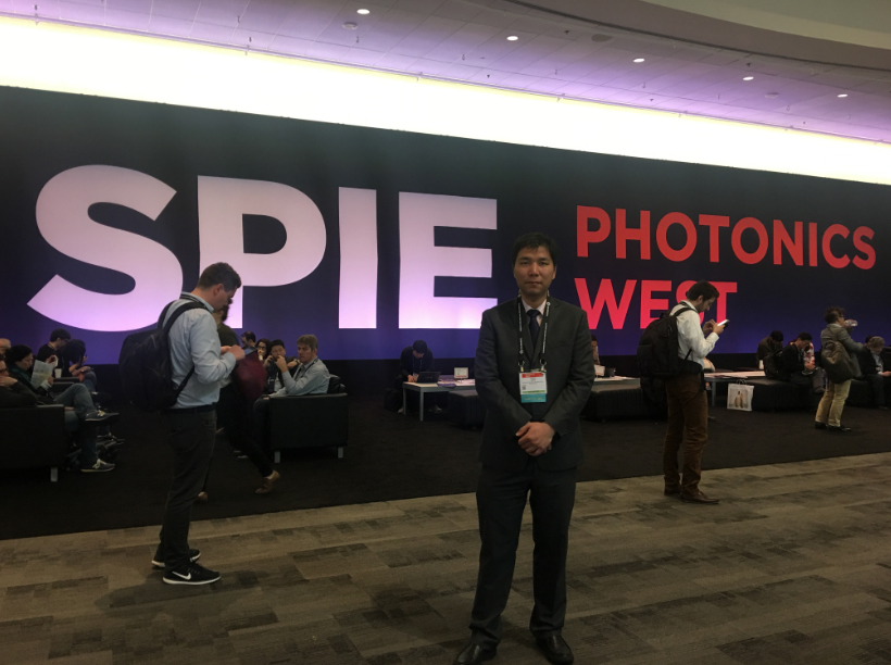 尊龙凯时ag旗舰厅官网加入2018年美国西部光电展览会SPIE.Photonics West并取得圆满乐成。
